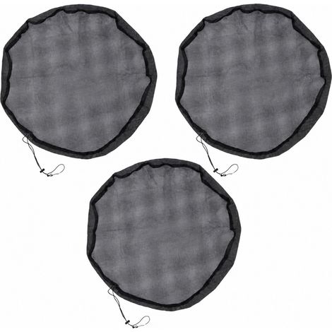 Housse en filet de 80 cm pour récupérateur d'eau de pluie, filet à cordon pour seau de récupération d'eau. (1/5)