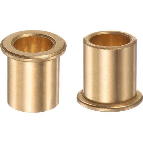 2pcs Bride Roulement Manchon 12 mm Alésage 16 mm OD 20 mm Longueur 2mm Bride Épaisseur Bronze Douille Auto Lubrifiant Bagues Manchon pour Industriel Équipement (1/5)