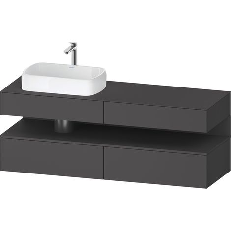 Duravit Collection One Meuble sous-vasque sur console, 2 tiroirs,