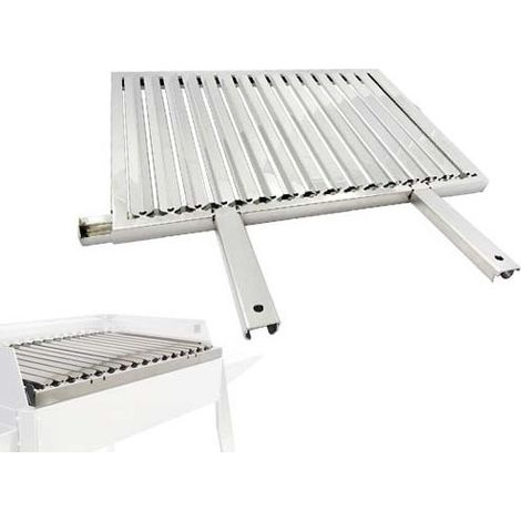 Grille en acier inoxydable avec des gathes barbecue avec 60x40 HOB