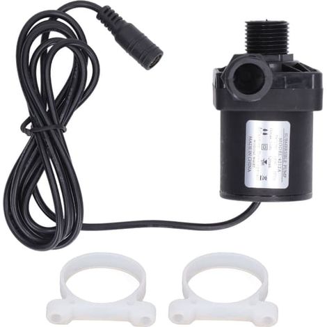 Petite pompe submersible, sûre et performante, économe en énergie, silencieuse, pour fontaine à eau, 12 V CC, 20 W, 800 l/h (1/5)