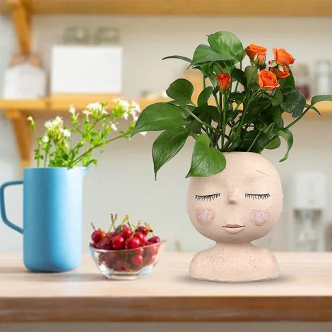 Visage de déesse, style mignon et unique, design grand diamètre 2 (1/5)