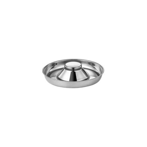 Gamelle anti-glouton pour chat en acier inoxydable – Diamètre 22 cm (1/4)