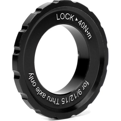 Jeu de roues VTT et route avec moyeu central verrouillable, disques de frein et capuchons antivol compatibles axes 9/12/15 mm