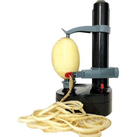 Éplucheur Électrique de Pommes de Terre pour Cuisine – Éplucheur de Légumes pour Courgettes & Carottes, Éplucheur Automatique Rotatif Rapide pour Fruits (Pomme, Orange, Mangue, Citron, Kiwi) (1/5)