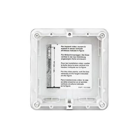 Caja empotrable bticino sfera new dimensiones compactas plástico