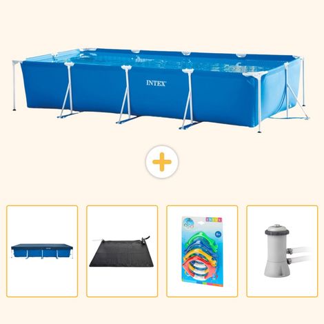 Intex Piscine Tubulaire Rectangulaire - 450x220x84 cm - 5-pièces S37 (1/5)