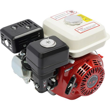 Petrol Engine, 4-Stroke 7.5 HP OHV Single Cylinder Gasoline Engine Standing Engine Kart Engine Gravity Supply Air Cooling 3 kW