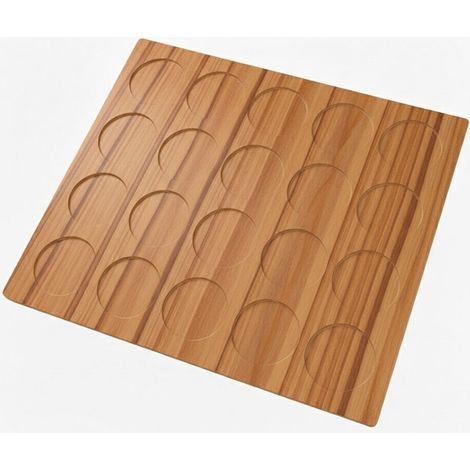 TAPPO COPRIFORO ADESIVO D 13 MM CILIEGIO SCURO VENATO 500 PEZZI