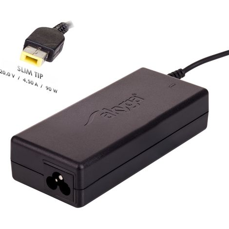 Lenovo Akyga AK-ND-29 Slim Tip Laptop-Netzteil 90W 20V 4,5A Quadratisch Gelb 1,2 m (1/5)