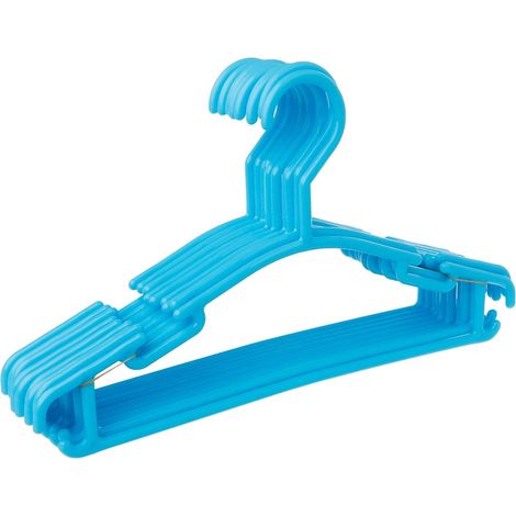 Cintres Enfant Bébé Antidérapants en Plastique, Support Vêtements Coloré Multi-Tailles, Lot de Housses pour Penderie, Crochets Solides pour Garde-Robe (1/5)