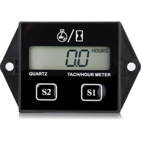 Digital LCD RPM Tachometer/Hour Meter Engine Speed Tester for Gasoline Engine Motorcycle (1/3)
