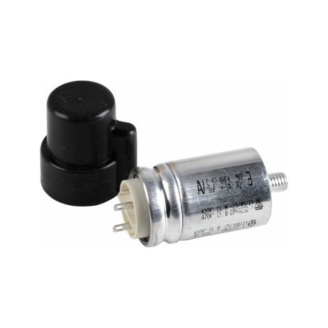 Chappee – Condensateur 3mf capot protection – Capacité 3µF – Tension 400V – Fréquence 50Hz – S58083768