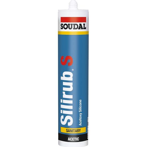 Soudal Sanitärsilikon Silirub 300ml transparent 101671 (1/4)
