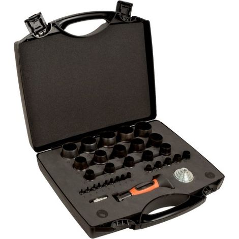 BAHCO - Jeu de découpe-joints interchangeables 2 mm-50 mm - 32 pcs/mallette en plastique (1/2)