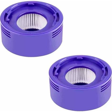 Lntyq Lot de 2 filtres lavables de rechange compatibles avec Dyson V7 V8 Animal Absolute Motorhead Aspirateur sans câble Post-Moteur