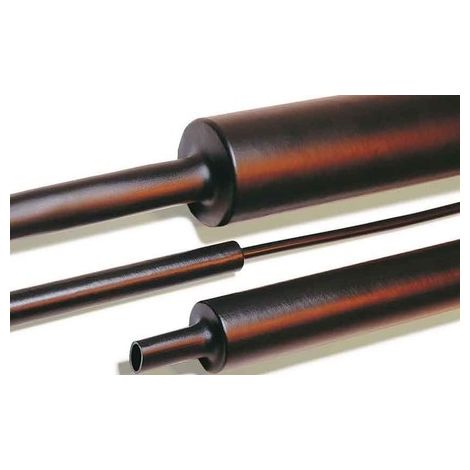 Hellermann Tyton 323-20190 funda termorretráctil negra 1 m