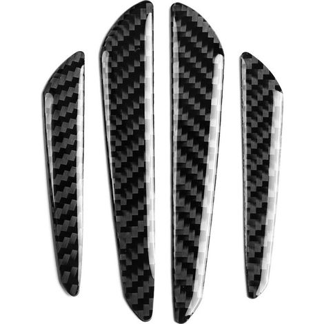 4pcs Universal Car Carbon Fiber Bumper Protector Inserts (1/5)