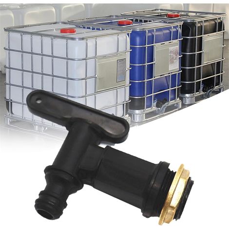Robinet pour cuve 1000L 3/4" pour récupérateur d'eau pluie IBC, 1 pièce (1/5)
