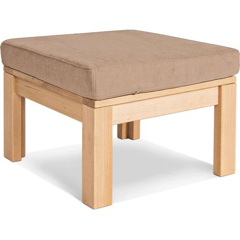 Pouf mexico - Bois clair (1/5)