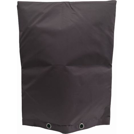 Tapa aislante anticongelante para válvula antirretorno, 420D, para válvula de riego exterior, ideal para invierno (negra, 40 x 50 cm). (1/4)