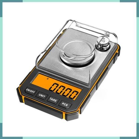 échelle en milligrammes Balances électroniques 50g 0.001, Balance numérique LCD de haute précision pour bureau pack Orange (1/5)