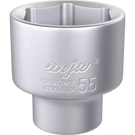 Chiave a bussola MJW in acciaio CrV da 3/4" a 6 punte, 55 mm (1/4)