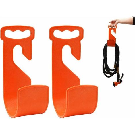 Soporte para manguera de jardín, colgador portátil para manguera de jardín, soporte de pared para manguera flexible, gancho resistente para manguera de jardín con tubo extensible, organizador de jardí (1/5)