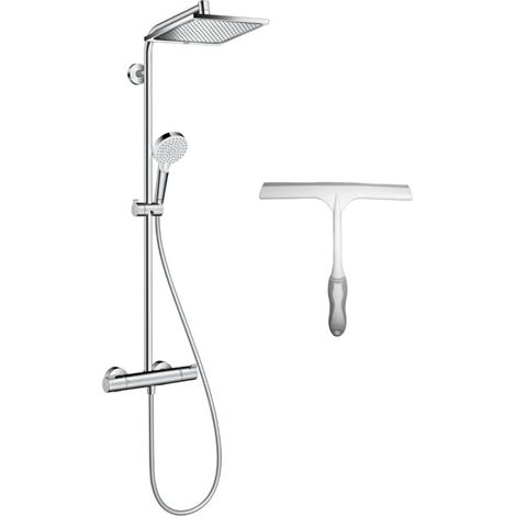 Hansgrohe Colonne de douche Crometta E 240 EcoSmart + cadeau gratuit raclette de douche (27281000-KLO) (1/5)