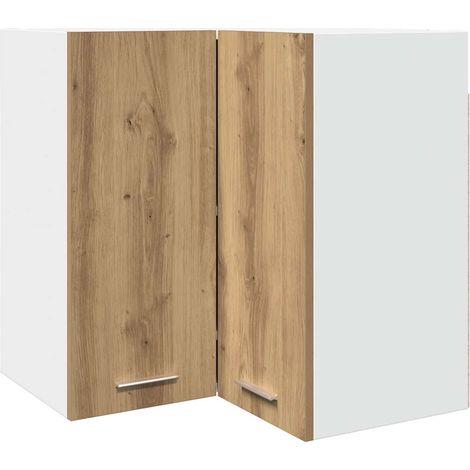 Maison Exclusive - Mobile Pensile Angolo “Lyon” Rovere Artigianale 57x57x60