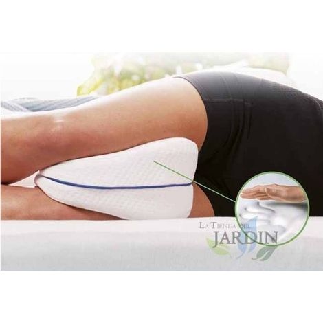 Suinga – Oreiller de jambe ergonomique 100 % mousse viscoélastique haute densité – Soutien optimal pour dos et hanches – Améliore la qualité du sommeil