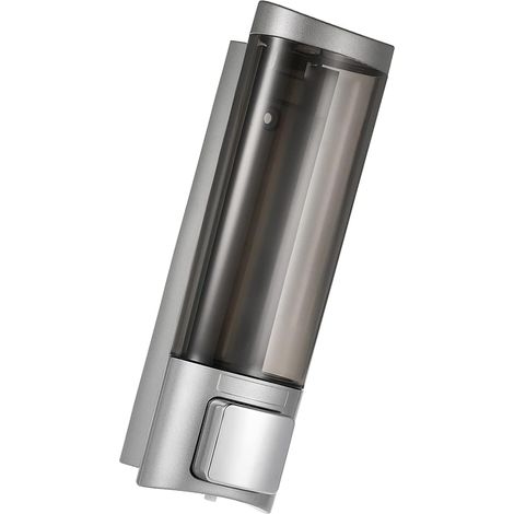 Distributeur Savon Mural 200 ML, Distributeur de Savon Manuel, Distributeur de Gel Douche shampoing Mural, Distributeur de Lotion de Salle de Bain, pour Salle de Bain Cuisine Toilette hôtel (1/5)