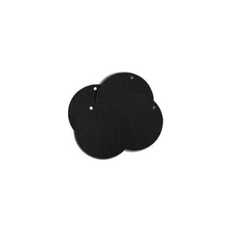 Salvamanteles de silicona aptos para lavavajillas, guantes de horno antideslizantes y resistentes al calor, juego de 4, silicona de grado alimenticio, multiusos, fáciles de limpiar, flexibles y reutil