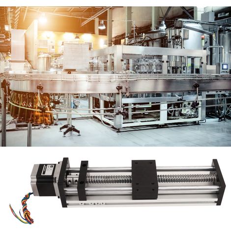 80-Zoll-Zweiachs-Kugellager-Schiebetisch mit 57-Zoll-Motor, 200-mm-Kugelgewindetrieb, Linearführungs-Schiebetisch-Bewegungsmodul (1/5)