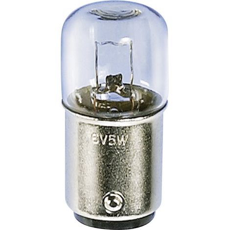 Barthelme 00143007 Kleinröhrenlampe 24 V, 30 V 5 W, 7 W BA15d Klar 1 St.