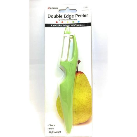 Kyocera CP11GR Pela Ortaggi Verticale in Ceramica, doppio tagliente (1/2)