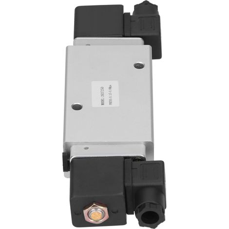 Vanne à Solénoïde 5/2 Double Bobine, Commande Électrique 220V AC, Distributeur Pneumatique G1/2" (1/5)