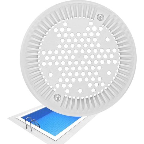 Remplacement de la Grille Principale de la Piscine, Couvercle de vidange de Piscine Crépines Robustes à Drainage Lisse Pool & Spa Couvercle de vidange de Piscine léger Anti- pour (1/5)