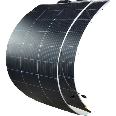 Pannello solare, design leggero, alta efficienza, 125W (2 pezzi) (1/2)