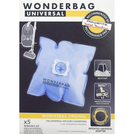 Accessoire aspirateur Rowenta Wonderbag Universal sacs qualité origine (1/3)