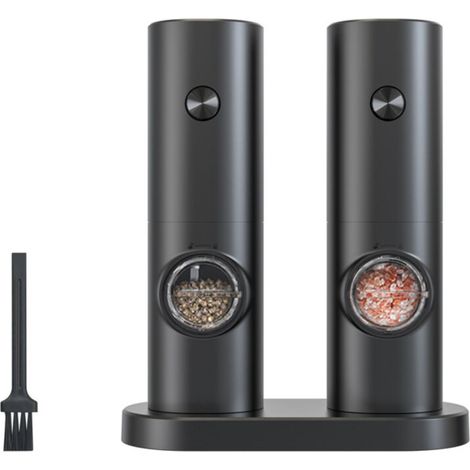 Pepper Grinder-【Base Storage Two-Piece Set】KYMQ-14-BS Two Packs + With Cleaning Brush (1/5)