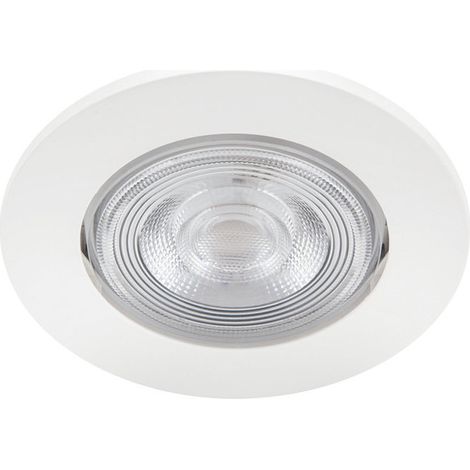 Spot LED encastrable PHILIPS, TARAGON, 380lm, 4,5W, 2700K, blanc (1/2)