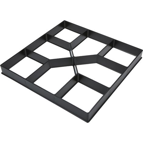 Quadratische Pflasterform für Straßen und Wege aus Ziegeln und Stein, Form für Betonplatten, Garten, Terrasse, Einfahrt usw. (1/5)