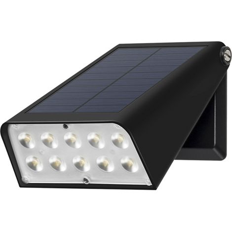 10 LED-Solar-Außenwandleuchten, ideal für Garten, Hof und Landschaftsgestaltung, wasserdicht und solarbetrieben.