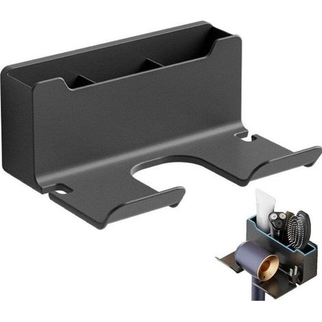 Support de rangement pour sèche-linge, support mural de salle de bain, étagères de rangement, étagères pour accessoires, support de rangement pour brosses (1/4)