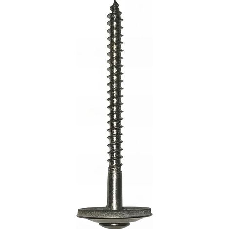 200 Vis à Bois de Ferblanterie VBJ + Joint EDPM D. 4,5 mm x TX20 - Inox A2 - Alsafix - Longueur 35 mm (1/2)