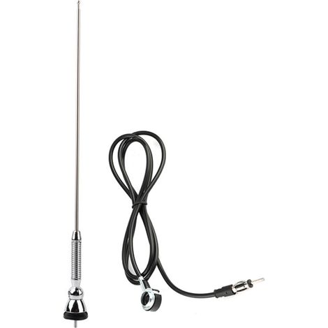 Universelle 18,5" AM/FM-Radioantenne für Autodach und Kotflügel, 180° drehbar