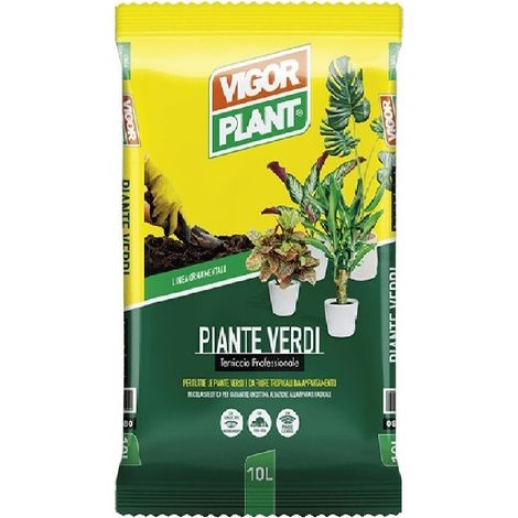 Vigorplant Ornamentali Terriccio Piante Verdi - Sacco 10 Lt - (1/3)