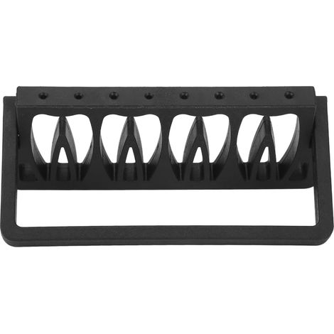 Porte-limes endodontiques autoclave 8 trous, boîte de rangement noire résistante à haute température pour instruments dentaires, étui à canaux. (1/5)