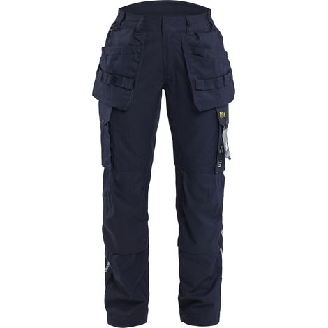 Pantalon de travail multinormes inhérent poches flottantes femme feMyanMare - Marine L - FR(44) - SE(C42) - Standards